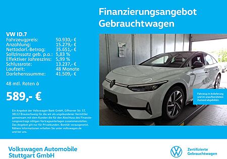 VW ID.7 Volkswagen GTX Navi Kamera LED AHK ACC SHZ