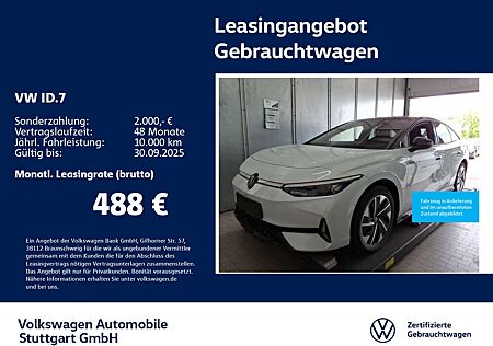 VW ID.7 Volkswagen GTX Navi Kamera LED AHK ACC SHZ