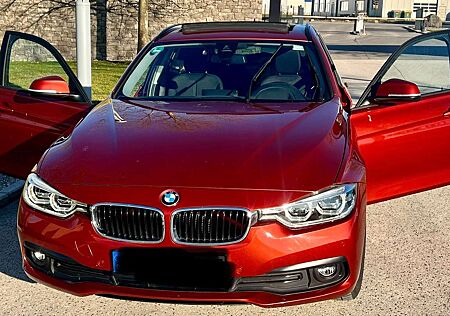 BMW 318 herbstrot, AHK, SD, HK-Sound, HUD