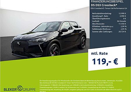 DS Automobiles DS 9 DS3 Crossback E-Tense 136 Performance Line +