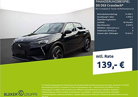 DS Automobiles DS 3 Crossback Crossback E-Tense 136 Performance Line +