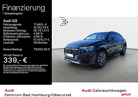 Audi Q8 55 TFSI quattro S line*Navi*Matrix*Alu*HUD*AH