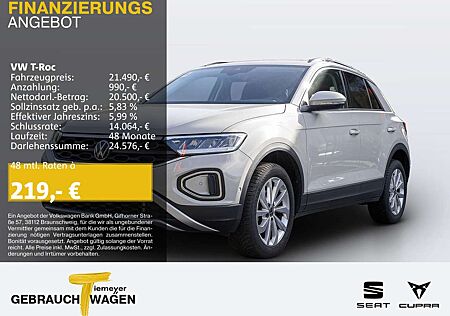 VW T-Roc Volkswagen 1.5 TSI DSG LIFE NAVI AHK VIRTUAL LED