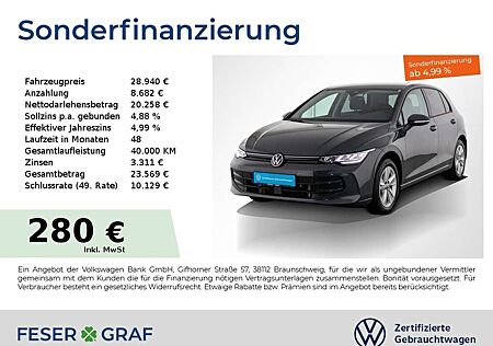 VW Golf Volkswagen 1.5 eTSI Life DSG AHK NAVI KAMERA SHZ ACC