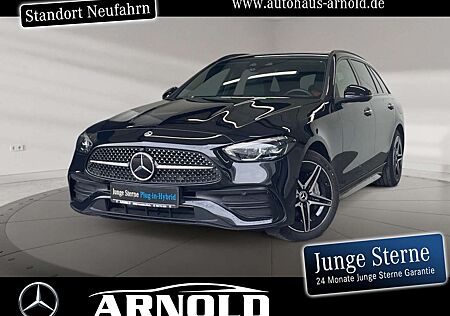 Mercedes-Benz C 300 T e AMG-Line Leder-braun HUD PanoD. AHK !!