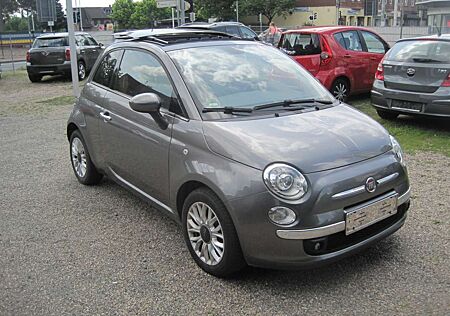 Fiat 500 Lounge-TÜV NEU-PANORAMADACH-LEDER-KLIMA