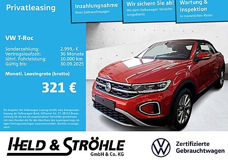 VW T-Roc Volkswagen Cabrio Style 1.5 TSI DSG AHK MATRIX STHZ
