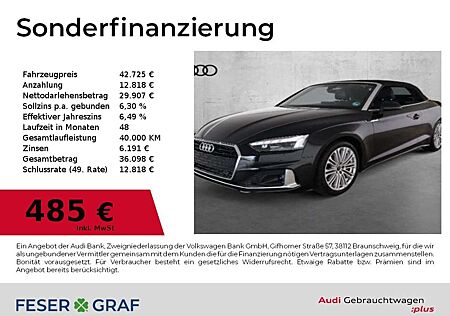 Audi A5 Cabriolet 40 TFSI Matrix/ACC/Leder/Memory/18 Zoll
