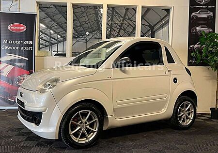 Microcar Due Fiat 500 Look Italia Weiss Mopedauto 45 KM