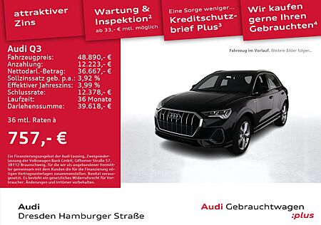 Audi Q3 40 TFSI S line quattro Matrix Pano SONOS AHZV