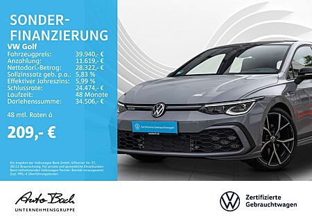 VW Golf Volkswagen VIII GTD Black Style 2.0 TDI DSG, Navi, LED