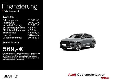 Audi SQ8 competition plus*Keramik*Matrix*Tour*HUD*