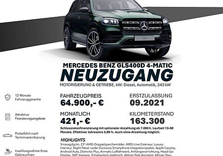 Mercedes-Benz GLS 400 D/AMG-LINE/LUXURY/DISTRO+/AIRM/AHK/MASSA