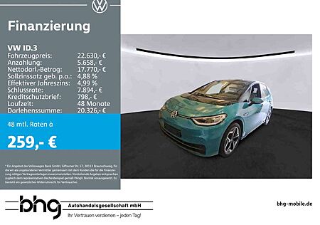 VW ID.3 Volkswagen Performance Pro Family MatrixLED ACC-Front-