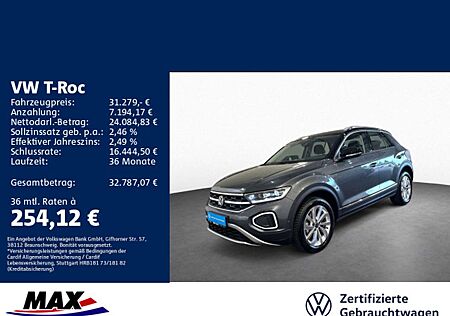 VW T-Roc Volkswagen 1.5 TSI DSG STYLE IQ.LIGHT+NAV+KAMERA+PANO