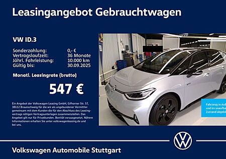 VW ID.3 Volkswagen GTX Navi AHK Kamera