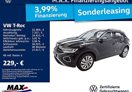 VW T-Roc Volkswagen 1.5 TSI DSG GOAL LED+NAVI+AHK+KAMERA+