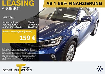 VW Taigo Volkswagen 1.0 TSI LIFE IQ.LIGHT KAMERA SITZH NAVI