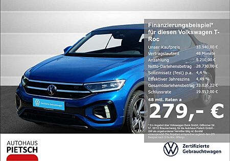 VW T-Roc Volkswagen Cabriolet 1.5 TSI R-Line AHK Navi Totwinkel