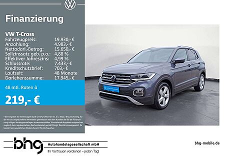 VW T-Cross Volkswagen 1.0 TSI Navi ACC App-Connect Climatronic