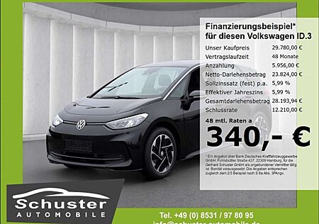 VW ID.3 Volkswagen Pro*ACC Navi R-Kam SHZ Keyless Alarm 18*Alu