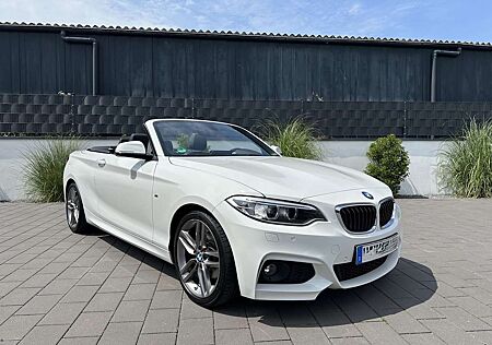 BMW 220d 220 Cabrio M Sport Leder Scheckheftgepflegt