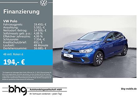 VW Polo Volkswagen 1.0 TSIDSG Move AHK IQ.Drive ACC Navi conne