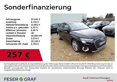 Audi A3 advanced 40 TFSI e S tronic HUD,Kamera,Matrix,Navi