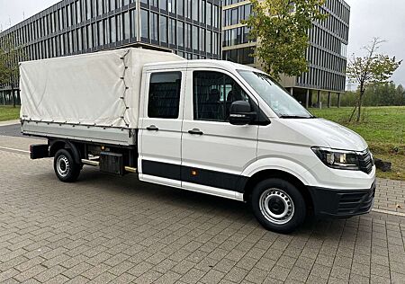 VW Crafter Volkswagen Pritsche Plane 35 DOKA lang +7 Sitze +