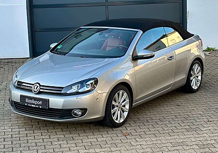 VW Golf Cabriolet Volkswagen Exclusive BMT DSG Leder Standheizung 1. Hand