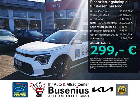 Kia Niro EV 64,8 kWh Insp+DriveWise+Tech+Pano+WP+Relax-Pake