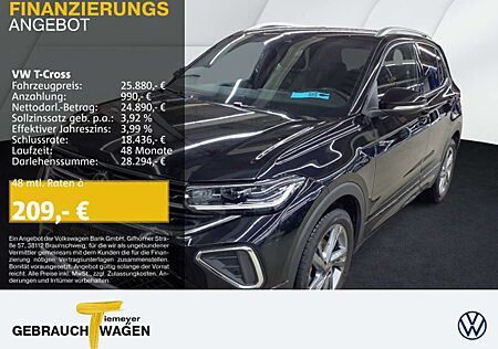 VW T-Cross Volkswagen 1.5 TSI DSG R-LINE IQ VIRTUAL LM17 AHK
