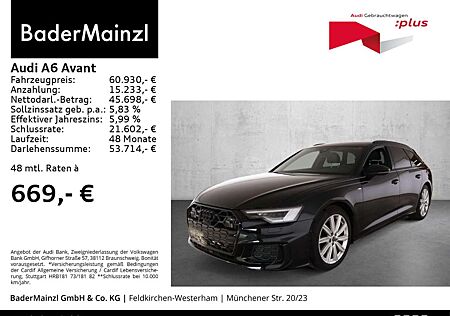Audi A6 50 TDI quattro S line AHK Matrix Pano