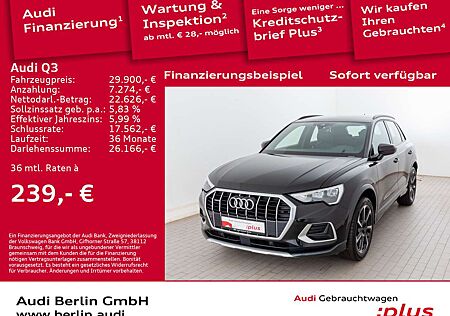 Audi Q3 advanced 45 TFSI qu.S tr. AHK NAVI DAB LED