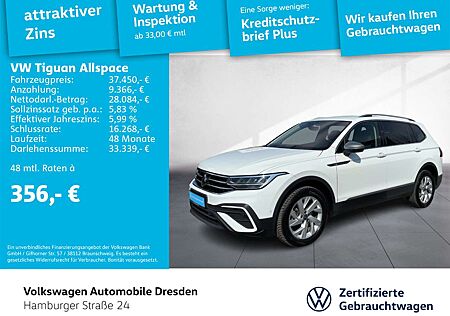 VW Tiguan Allspace Volkswagen Life 2.0 TDI DSG 4M AHK KAMERA