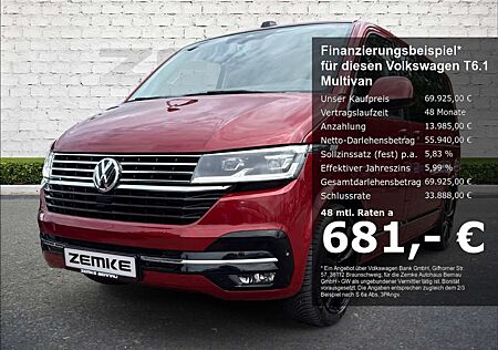 VW T6 Volkswagen .1 Multivan 2.0 TDI DSG Highline 4MOTION AHK-abnehmbar Navi Di
