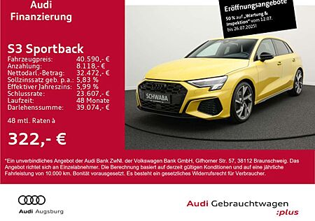 Audi S3 TFSI LED*VIRTUAL*NAV*B&O*R-KAM*19"