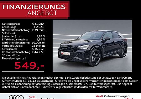 Audi Q2 35 TDI 2x S line MATRIX AHK KAM NAVI 18" Virt S li