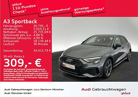 Audi A3 45 TFSI e S tronic 2x S line Navi+/