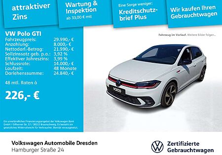 VW Polo GTI Volkswagen 2.0 TSI DSG IQ PANO APP TRAVEL