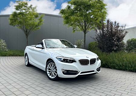 BMW 218d 218 Cabrio Luxury Line/Vollleder/Garantie/SZH/