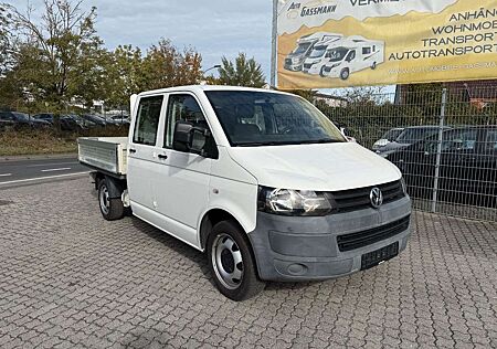 VW T5 Transporter Volkswagen T5 2.0 TDI Pritsche DoKa Scheckheft AHK Tüv07.26