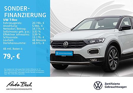 VW T-Roc Volkswagen 1.0 TSI Style, Navi, LED, Rückfahrkamera,