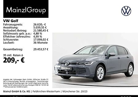 VW Golf Volkswagen 1.5 TSI DSG Life AHK Kam. SHZ