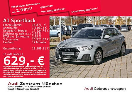 Audi A1 25 TFSI Virtual/DAB