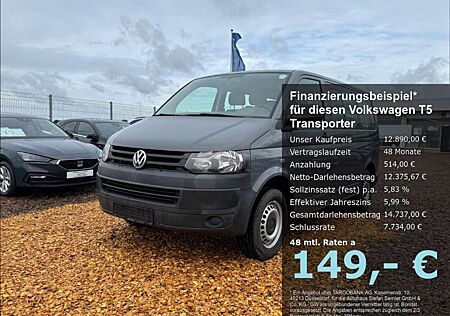 VW T5 Transporter Volkswagen Kasten-Kombi 2.0 TDI 9-SITZER AHK KLIMA