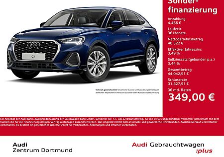 Audi Q3 Sportback 35 S LINE AHK CAM ACC LM18 E-KLAPPE