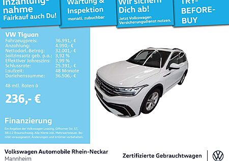 VW Tiguan Volkswagen 2.0 TDI R-Line GAR.2029 DSG Navi Pano AHK
