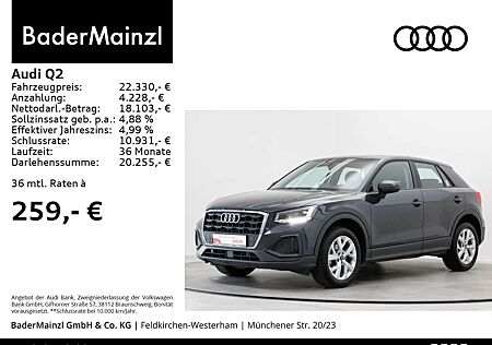 Audi Q2 30 TFSI Navi LED Kamera 2xPDC Tempomat SHZ