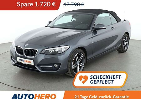 BMW 218i 218 Sport Line *TEMPO*PDC*SHZ*KLIMA*